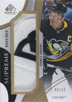 2019-20 SP Game Used - Supreme Jumbo Relics #PA-SC Sidney Crosby Front