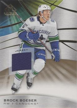 2019-20 SP Game Used - Gold Jersey Relics #93 Brock Boeser Front