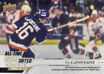 2019-20 Upper Deck Game Dated Moments #69 Pat LaFontaine Front