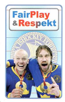2006 Swedish FairPlay & Respekt Playing Cards #E♣ Nicklas Lidstrom Back
