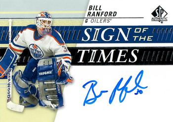 2019-20 SP Authentic - Sign of the Times #SOTT-BR Bill Ranford Front