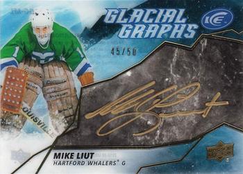 2019-20 Upper Deck Ice - Glacial Graphs Black #GG-ML Mike Liut Front