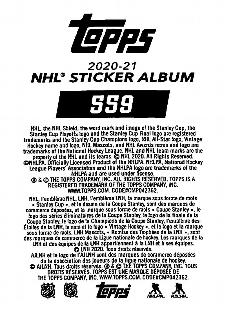 2020-21 Topps NHL Sticker Collection #559 Evgeni Malkin Back