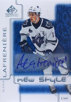 2019-20 SP Game Used CHL - 2000-01 New Style Tribute Blue Autographs #NS-AL Alexis Lafreniere Front
