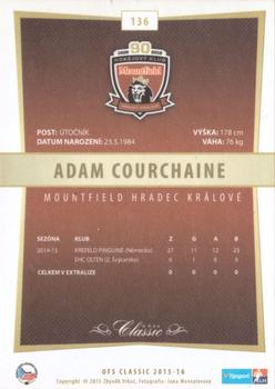 2015-16 OFS Classic Série I #136 Adam Courchaine Back