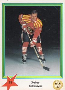 1989-90 Semic Elitserien (Swedish) Stickers #45 Peter Eriksson Front