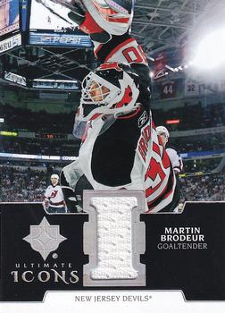 2019-20 Upper Deck Ultimate Collection - Ultimate Icons Jersey #UI-MB Martin Brodeur Front