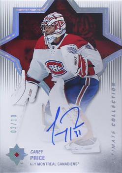 2019-20 Upper Deck Ultimate Collection - 2018-19 Upper Deck Ultimate Collection Update I #50 Carey Price Front