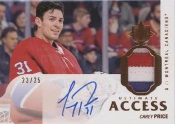 2019-20 Upper Deck Ultimate Collection - 2018-19 Upper Deck Ultimate Collection Update I #UAA-CP Carey Price Front