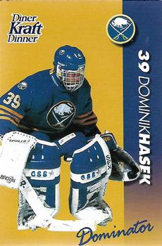 1994-95 Kraft - Kraft Dinner Masked Defenders #NNO Dominik Hasek Front