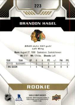 2020-21 Upper Deck MVP - Gold Script #223 Brandon Hagel Back