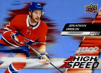 2020-21 Upper Deck MVP - High Speed #HS-14 Jonathan Drouin Front