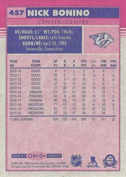 2020-21 O-Pee-Chee - Retro #457 Nick Bonino Back