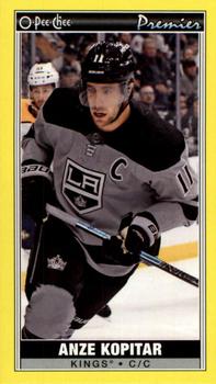 2020-21 O-Pee-Chee - O-Pee-Chee Premier Tallboys Yellow #P-18 Anze Kopitar Front