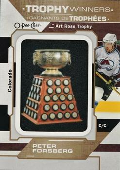 2020-21 O-Pee-Chee - Trophy Patches #P-38 Peter Forsberg Front