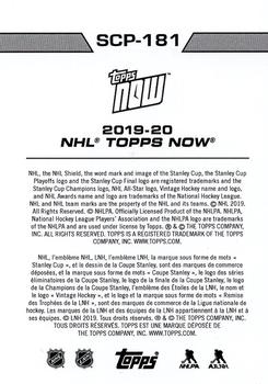 2019-20 Topps Now NHL Stickers - Stanley Cup Playoffs #SCP-181 Tampa Bay Lightning Back
