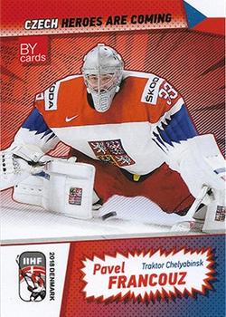 2018 BY Cards IIHF World Championship Team Czech ##CZE/2018-02 Pavel Francouz Front