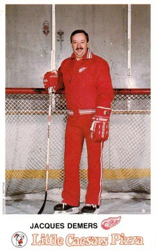 1988-89 Little Caesars Detroit Red Wings #NNO Jacques Demers Front