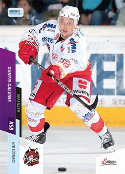 2014-15 Playercards Premium (EBEL) #010 Guntis Galvins Front