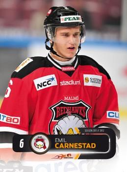 2011-12 HockeyAllsvenskan #ALLS-109 Emil Carnestad Front