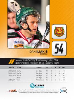 2011-12 HockeyAllsvenskan #ALLS-122 Dan Iliakis Back