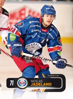 2011-12 HockeyAllsvenskan #ALLS-136 Nicklas Jadeland Front