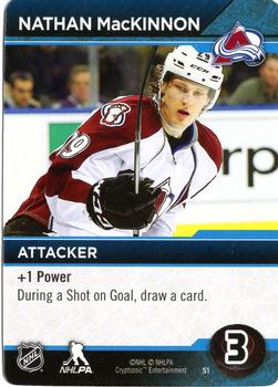 2014 Cryptozoic NHL Power Play #NNO Nathan MacKinnon Front