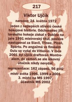 2009-10 Legendy CS #217 Viktor Ujcik Back