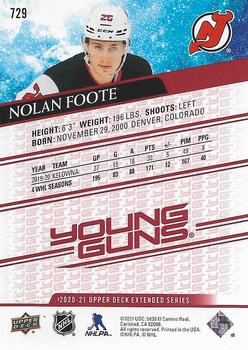 2020-21 Upper Deck - UD Exclusives #729 Nolan Foote Back