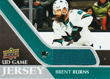 2020-21 Upper Deck - UD Game Jersey #GJ-BB Brent Burns Front