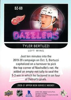 2020-21 Upper Deck - Dazzlers Pink #DZ-69 Tyler Bertuzzi Back
