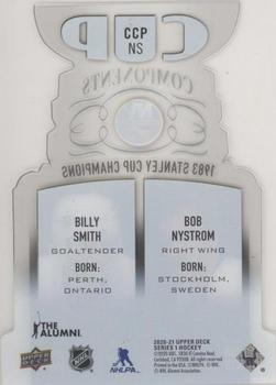 2020-21 Upper Deck - Cup Components #CCP-NS Bob Nystrom / Billy Smith Back