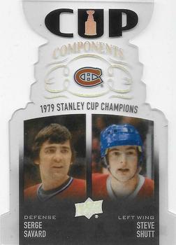 2020-21 Upper Deck - Cup Components #CCP-SS Serge Savard / Steve Shutt Front