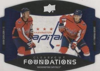 2020-21 Upper Deck - Clear Cut Foundations Duos #CCF-CV John Carlson / Jakub Vrana Front