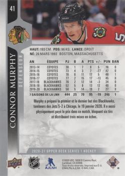 2020-21 Upper Deck - French #41 Connor Murphy Back