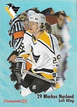 1995-96 Foodland Pittsburgh Penguins #4 Markus Naslund Front