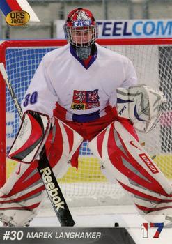 2010-11 Czech OFS Plus - Czech Republic U17 #13 Marek Langhamer Front