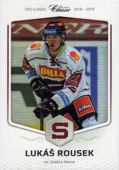 2018-19 OFS Classic Série II #436 Lukas Rousek Front