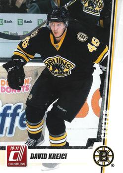 2010-11 Donruss #160 David Krejci  Front