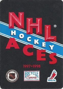 1997-98 Bicycle NHL Hockey Aces #7♠ Mike Modano Back