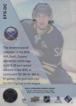 2020-21 Upper Deck Synergy - Exceptional Futures Black #EFS-DC Dylan Cozens Back