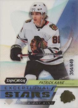 2020-21 Upper Deck Synergy - Exceptional Stars Gold #ES-1 Patrick Kane Front