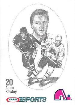 1986-87 Kraft Drawings - Kraft Cheese Singles #NNO Anton Stastny Front