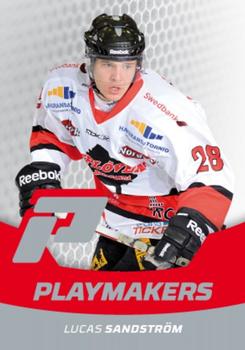 2012-13 HockeyAllsvenskan - Playmakers #ALLS-PM02 Lucas Sandstrom Front