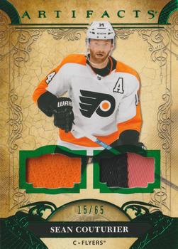 2020-21 Upper Deck Artifacts - Material Emerald #28 Sean Couturier Front