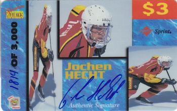 1995 Signature Rookies Auto-Phonex - $3 Phone Cards #17 Jochen Hecht Front