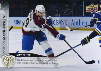 2020-21 Upper Deck Game Dated Moments #59 Nathan MacKinnon Front