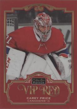 2019-20 O-Pee-Chee Platinum - VIP Red #VIPR-CP Carey Price Front