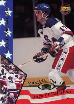 1995 Signature Rookies Miracle on Ice - Gold Medal Set #23 Jack O'Callahan Front