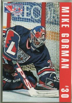 1998-99 Burger King Kitchener Rangers (OHL) #15 Mike Gorman Front